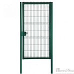 Фото калитка оригинал h1.73 l1.0 200х50х3,8 оц+ ппк ral 6005 зеленый от производителя завода ПерфоГрад Фото калитка оригинал h1.73 l1.0 200х50х3,8 оц+ ппк ral 6005 зеленый от ПерфоГрад